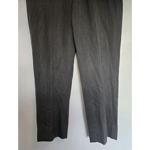Brooks Brothers Pants 37x30 Madison 100% Wool Grey Flat Front Dress Business - Picture 3 of 9